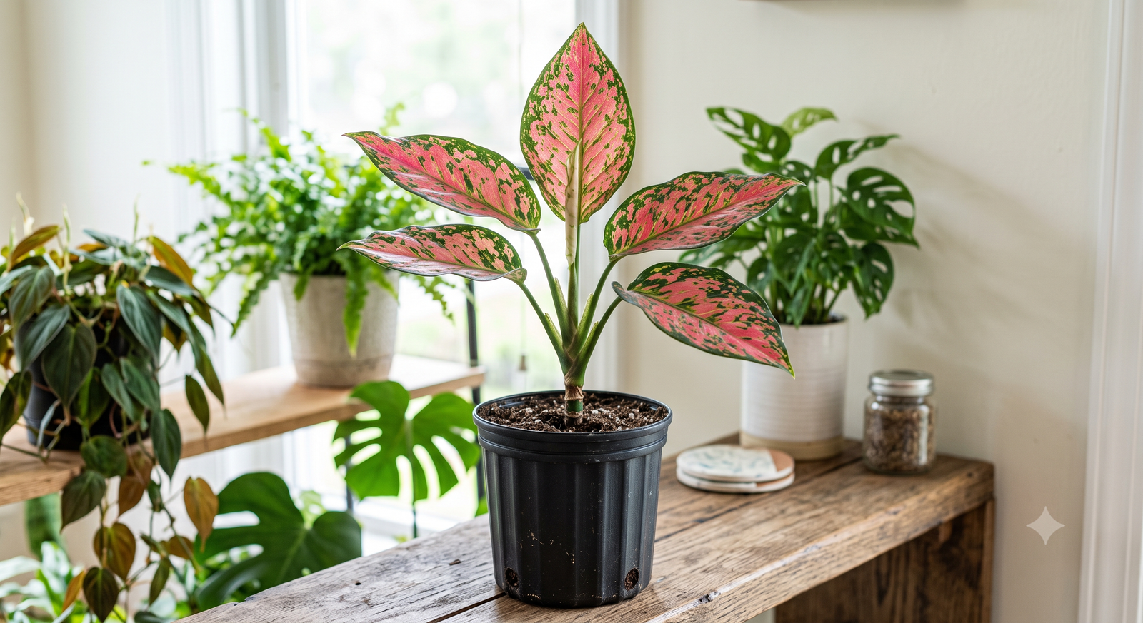 aglaonema pink valentine plant