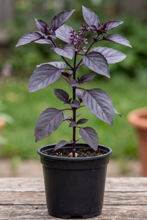 shyama tulsi , black basil